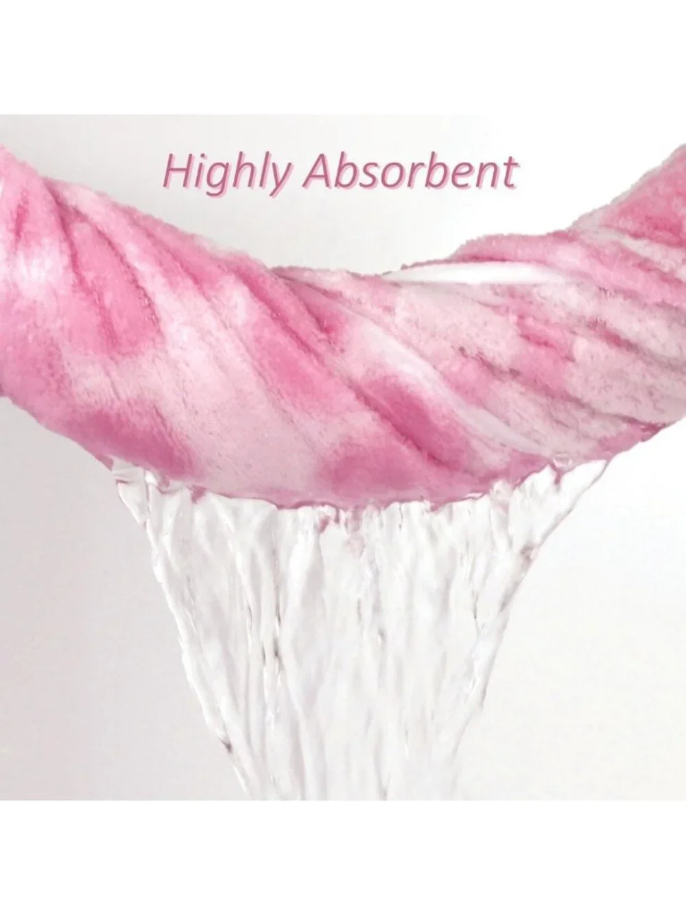 Super Absorbent Pink Bath Towels Set of 2 | Decorative 27.5x55 Inches